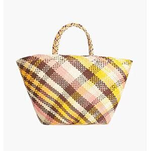 ULLA JOHNSON Straw Shopper bag